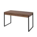 Ver imagem 4 de Escrivaninha Mesa Escritório 135cm 2 Gavetas Kuadra