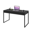 Ver imagem 3 de Escrivaninha Mesa Escritório 135cm 2 Gavetas Kuadra
