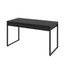 Ver imagem 4 de Escrivaninha Mesa Escritório Kuadra 2 Gavetas 135cm Industrial Preto Ônix