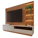 Ver imagem 1 de Home Estante Rack Cancun para Tv até 82 Polegadas Freijo-off White Matte Freijo-off White Matte