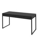 Ver imagem 4 de Escrivaninha Mesa Escritório Kuadra 2 Gavetas 150cm Industrial Preto Ônix