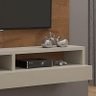 Painel de Parede Valência Permóbili para TV até 50 Polegadas - Savana/Off White - 3