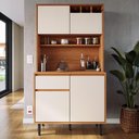 Ver imagem 2 de Armário de Cozinha Completa 4 Portas 1 Gaveta Easy Movelove