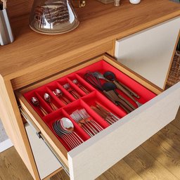 Armário de Cozinha Completa 4 Portas 1 Gaveta Easy Movelove - 7