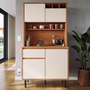 Ver imagem 3 de Armário de Cozinha Completa 4 Portas 1 Gaveta Easy Movelove