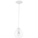 Ver imagem 1 de Lustre Pendente Cebola Aramado Branco Maravilhoso