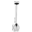 Ver imagem 3 de Lustre Pendente Cebola Aramado Branco Maravilhoso