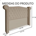Ver imagem 4 de Cabeceira de Cama Box Estofada Sienna 195 Cm King Suede