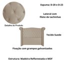 Ver imagem 3 de Cabeceira de Cama Box Estofada Sienna 195 Cm King Suede