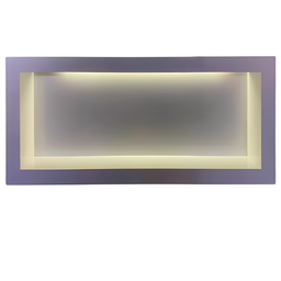 Nicho em Porcelanato Branco com Led Banheiro 60x32cm - 2