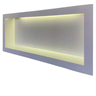 Nicho em Porcelanato Branco com Led Banheiro 60x32cm - 3