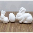 Ver imagem 2 de Ovos Coelhos Páscoa para Colorir com Pincel Tintas Kit 50pçs