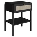 Ver imagem 6 de Cabeceira Solteiro 90cm e Mesa 1 Gaveta Arlo A10 Nero/preto - Mpozenato