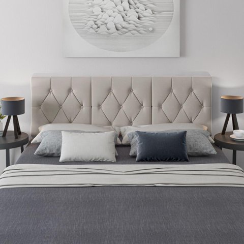 Cabeceira Suspensa Marca Bigsono Vitoria Marfin Casal 1.40 X 0,55 X 0,05