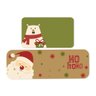 Jogo de Tapetes de Cozinha Natalinos Papai Noel e Animais Antiderrapante - 1