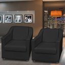 Ver imagem 2 de Kit 6 Poltrona Decorativa para Sala de Espera Mila Recepção Escritório Consultório Corino