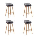 Ver imagem 3 de Kit 4 Banquetas Cozinha Design Treliça Clarice Rivatti