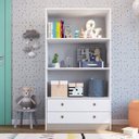 Ver imagem 1 de Estante para Quarto Infantil 2 Gavetas 2 Prateleiras Art in Móveis