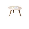 Mesa De Centro Babi Off White- Banana Bit - 1