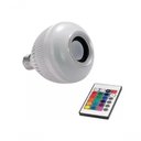 Ver imagem 1 de Lampada Musical Luz Led Bluetooth Som Controle Atacado
