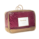 Ver imagem 3 de Coberdrom Flannel Duo Vinho King 2,60mx2,40m