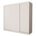 Ver imagem 2 de Guarda-roupa Casal 3 Portas 4 Gavetas de Correr Itália - Branco
