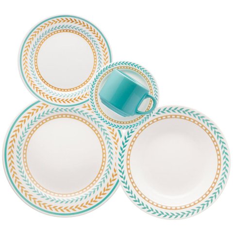 Aparelho de Jantar e Chá 20 Peças Donna Louros