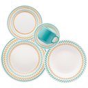 Ver imagem 1 de Aparelho de Jantar e Chá 20 Peças Donna Louros