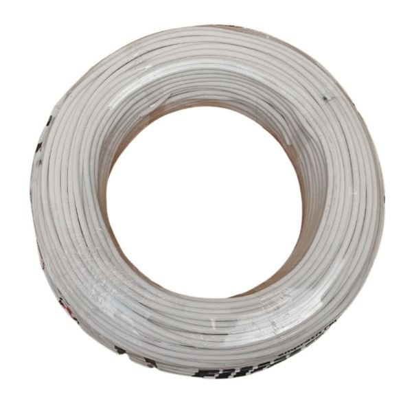 Cabo Elétrico Flexível Fiilvalle 4 mm c/ 100 metros:Branco