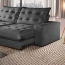Ver imagem 4 de Sofá Retrátil e Reclinável Milão 2,10m com Super Pillow de 30cm com Molas Pocket - Movenzo Estofados