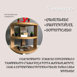 Estante de Canto Multifuncional com 3 Prateleiras Wind - 13
