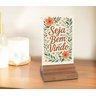 Placa Decorativa de Mesa com Tema Seja Bem Vindo - 2