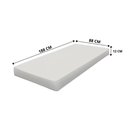 Ver imagem 6 de Cama Solteiro Madeira Maciça Reforçada Castanho com Colchão
