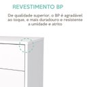 Ver imagem 6 de Gaveteiro 3 Gavetas New com Rodízios - Branco Artany