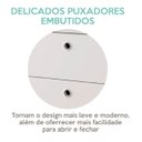 Ver imagem 7 de Gaveteiro 3 Gavetas New com Rodízios - Branco Artany