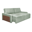 Ver imagem 4 de Sofá Cama Dublin, Retrátil e Reclinavél, Tecido Bouclé, Molas Ensacadas, 1,90m.