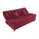Ver imagem 3 de Sofá Cama 3 Lugares 1,85 Mts Duda Matrix Vinho