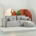 Ver imagem 1 de Conjunto Sofá 220cm e Puff Comfy CabeCasa MadeiraOriginals