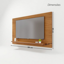 Ver imagem 3 de Painel Safira 135 cm Cor:Cedro