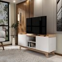Ver imagem 6 de Rack para Tv até 65'' com 2 Portas 150cm John - Branco