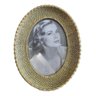Porta Retrato Dourado Poliresina Oval 20 X 15:Dourado - 1