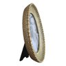 Porta Retrato Dourado Poliresina Oval 20 X 15:Dourado - 2