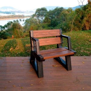 Banco de Jardim 1 Lugar 60cm Premium 