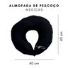 Almofada De Pescoço Para Viagem Preta Infinito:Preto - 3