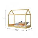 Ver imagem 5 de Quarto Infantil com Mini Cama Montesoriana, Guarda-Roupa 2 Portas e Mesa de Cabeceira Rodmóveis