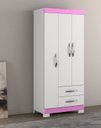 Ver imagem 2 de Guarda-Roupa 3 Portas NT 5000 Rosa - Notável