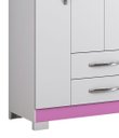 Ver imagem 3 de Guarda-Roupa 3 Portas NT 5000 Rosa - Notável