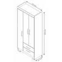 Ver imagem 6 de Guarda-Roupa 3 Portas NT 5000 Rosa - Notável