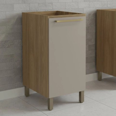 Armário de Cozinha Balcão 1 Porta 40cm com Pés M621 Botanic Kappesberg