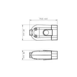 Kit 8 Plugue Femea 2p+t 20 a 250 V Tramontina Branco - 2